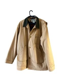 LL Bean Lined Canvas Chore/Barn Jacket Size XLReg W/Removable Liner Model 187063 - Picture 1 of 8