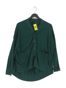 COS Women's Cardigan XS Green 100% Cotton V-Neck Cardigan - Picture 1 of 5