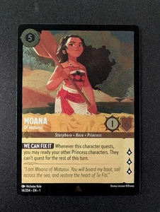 MOANA - OF MOTUNUI FOIL #14 Lorcana The First Chapter EN-1 - Picture 1 of 2