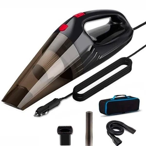 Mini aspirador portátil para coches camiones barcos con toma de mechero de 12V - Imagen 1 de 5