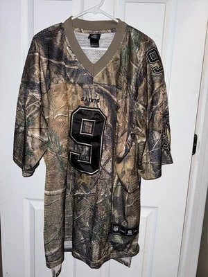 Camiseta deportiva de camuflaje para hombre Reebok NFL Team Apparel New Orleans Saints Drew Brees 2XL Foto 1 de 4