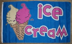 Ice Cream 3X5 Ft Poly Flag - Picture 1 of 12