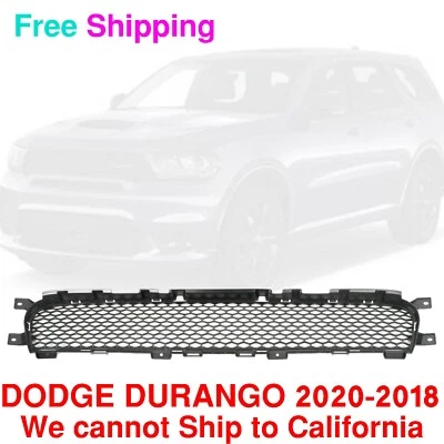 New DODGE DURANGO For 2018-2020 Bumper Grille Front Lower Grill Black CH1036168 Foto 1 de 4