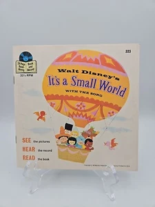Disneyland Record Book Walt Disney's It's A Small World 45 Record 1968 - Picture 1 of 6