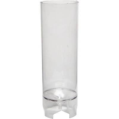 CREATIVE Molde de vela cilíndrico de forma transparente plástico artesanías navideñas 185x70 mm