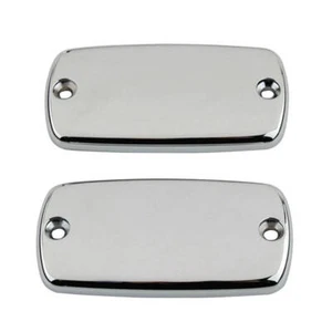 Front Brake Fluid Reservoir Cover Caps For Honda Goldwing GL1500 GL1800 VTX1800 - Picture 1 of 6
