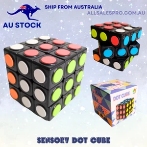 Colour Dot Cube speed puzzle cube gift for kids sensory fidget cubes - Bild 1 von 4