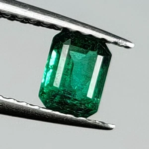 0.55 CT - Natural Emerald Jungle Green Gem Octagon Shape Zambian - 7089 - Picture 1 of 2