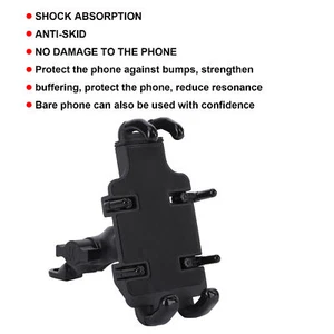 Universal Motorcycle Phone Holder 8 Claws Stand Rotatable Adjustable Cellphone F - Photo 1 sur 12