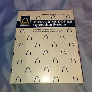 Microsoft MS-DOS 4.01 For Arche Personal Computers 5.25” Brand New Sealed - Picture 1 of 4