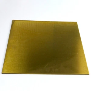 BRASS SHEET / PLATE ALLOY 260 3/32" (.093) x 10" x 10" - Picture 1 of 1