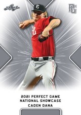 "MINT" CADEN DANA 2021 LEAF PERFECT GAME ALL-AMERICAN ROOKIE CARD #18