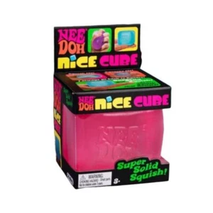 Pink Nee Doh Nice Cube Fidget Stress Reliever Anxiety Squishy Sensory Toy NEW - Picture 1 of 5