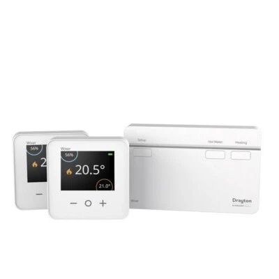Drayton Wiser Smart Three Channel Thermostat Pack Kit 3 App Controller NEW - Image 1 of 3