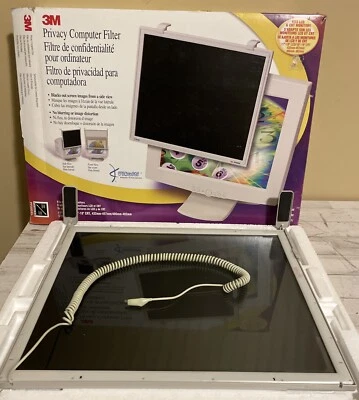 3M PF500XL Privacy Computer Filter Fits 17-18” LCD & 16-19” CRT Monitors - Image 1 of 4