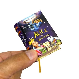 new Alice in Wonderland complete Edition mini book 2.65" high hardcover 438 pgs - Imagen 1 de 3