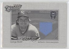 2001 Fleer Greats of the Game Feel the Game Classics George Brett HOF
