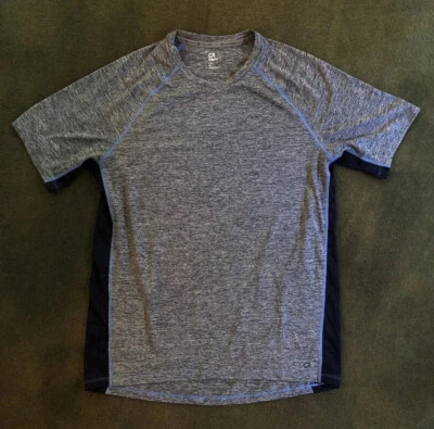 Camiseta de entrenamiento GapFit Dry XL gris/negra con bolsillo con cremallera para hombre Foto 1 de 4