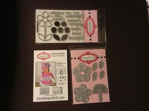 Juego de estampillas y troqueles The Stamps of Life Flowerpower2fill - Imagen 1 de 3