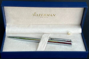 Waterman Expert Police bolígrafo federal Belge plata + caja ¡EMBALAJE ORIGINAL! - Imagen 1 de 4