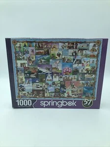 Animal Quackers Dogs and Cats at Play 1000 Piece Springbok Puzzle NEW - Picture 1 of 3
