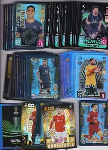 2021-22 Topps Match Attax Extra UEFA COMPLETE FOIL INSERT SETS-MESSI-RONALDO-$$$ - Picture 1 of 2