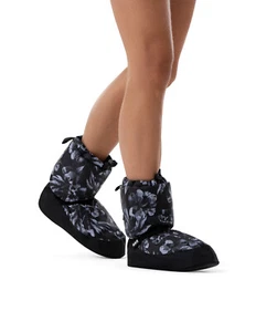 BLOCH Adulto Calentamiento Botines de Baile Botas Estampado Floral Negro/Gris IM009BP - Imagen 1 de 1