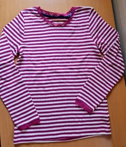 CAMISETA MINI BODEN NIÑAS ALGODÓN POINTELLE RAYAS 9-10 AÑOS NUEVA G3 - Imagen 1 de 3
