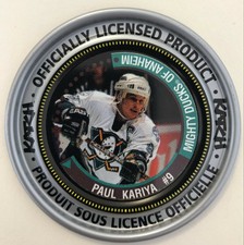 Paul Kariya 1997-98 Irwin Katch Silver Medallion Metal #2 (Rare)