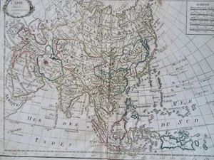 Asia Qing China Japan Korean island Company's Land outline 1815 Lattre map - Picture 1 of 5