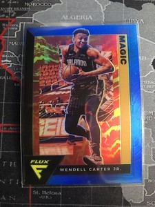 2020-21 Panini Flux #127 WENDELL CARTER JR MAGIC BLUE PRIZM