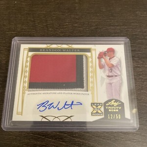 2022 Leaf Trinity Brandon Walter Patch Auto Gold /50