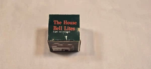 "The House" Bell Lites Brown & Sons Keramik Ornament International Silver Co Neu - Bild 1 von 14
