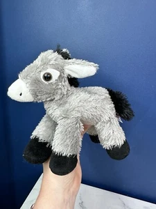 AURORA FLOPSIE DONKEY PLUSH grey soft toy vgc 8” long - Picture 1 of 10