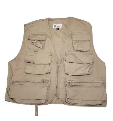 Vintage Orvis Vest Fly Fishing Tackle Bird Hunting Mens Med Game Rear Pouch - Image 1 of 4