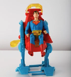 Superman & Justice Jogger Super Powers 1985 Kenner Action Figure Vehicle Vintage - Picture 1 of 20