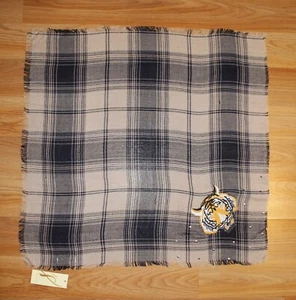 Nueva Colección XIIX Bordada Tigre Cuadrado Bandana Bufanda Nueva con Etiquetas #CE22 - Imagen 1 de 1