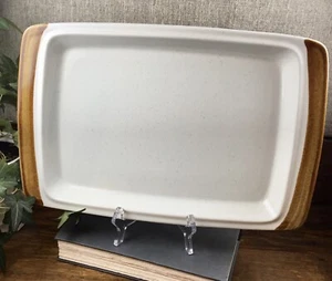 Mikasa Japan Natural Beauty Large Speckled Serving Platter C9000 No Pattern VGUC - Picture 1 of 7