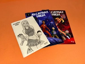 ALCATRAZ HIGH #0 & #1-2 SDCC ASHCAN SIGNED NUMBERED BY BOBBY RUBIO COMICS FN-VF - Picture 1 of 5