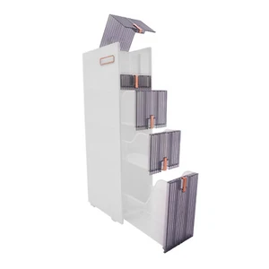 5Tier Bathroom Floor Cabinet Storage Cabinet Narrow Standing Toilet Paper Holder - Picture 1 of 23
