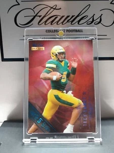 2021 Wild Card Matte RC Premier Matte White Trey Lance SP 5 Blue Stripe #8/20 - Picture 1 of 4