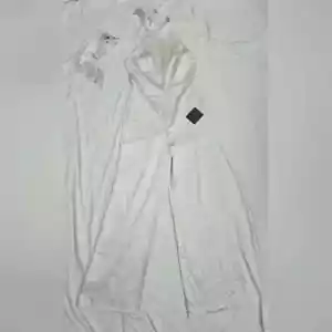Keep You In Mind Champagne Satin Backless Wide Leg Jumpsuit - Picture 1 of 13