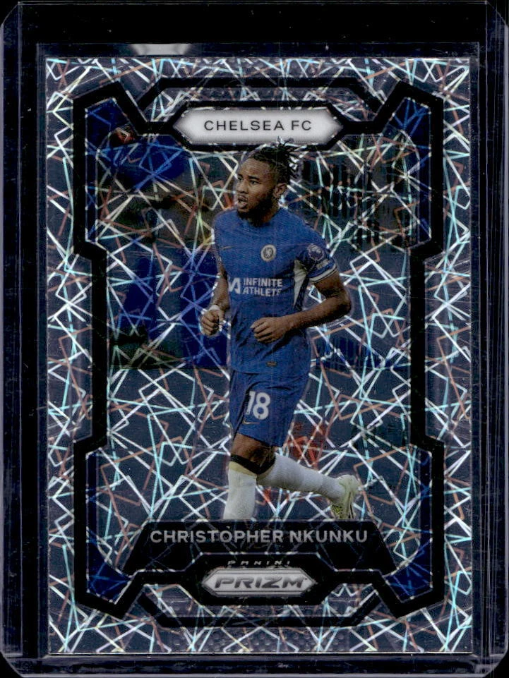 2023-24 Prizm EPL Christopher Nkunku Lazer Prizm #189 Chelsea