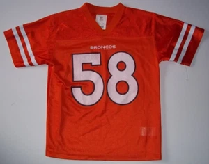 Denver Broncos #58 Von Miller Football Jersey - Boys M by Team Apparel - Picture 1 of 5