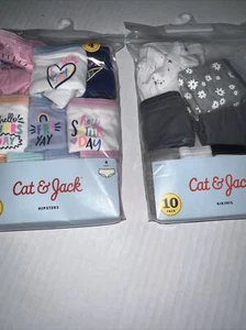 18  pair NEW Cat & Jack Girls Bikini Hipsters Panties Underwear Size 4 - Picture 1 of 3