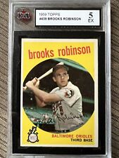 1959 Topps #439 Baltimore Oriole Brooks Robinson Card. EX 5