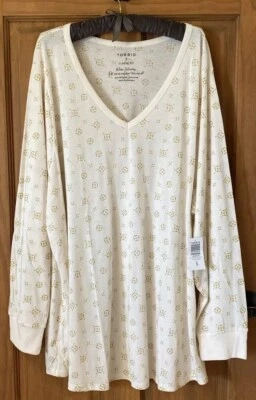 CAMISETA TÓRRIDA MANGA LARGA TOP SUDADERA 5 5X 5XL 28 NUEVA Foto 1 de 4