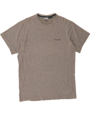 COLUMBIA Mens Omni-Wick T-Shirt Top Medium Grey Cotton CY46 - Image 1 of 3