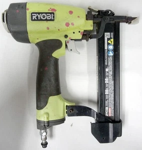 Used Ryobi YG125CS Narrow Crown Stapler Nail Gun 1.2mm Gauge 120 Max PSI! - Picture 1 of 21