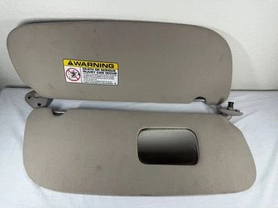Dodge Ram 1500 2500 1994-2001 lado del conductor y del pasajero gris diestro diestro parasoles OEM Foto 1 de 4